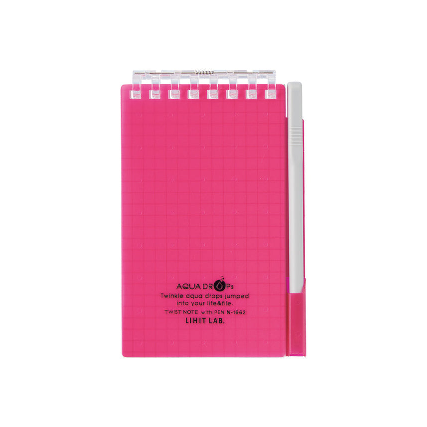 Twist Note with Pen (Memo Size) 40 Sheets