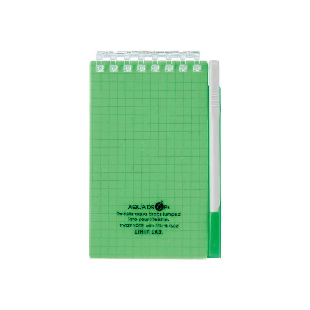 Twist Note with Pen (Memo Size) 40 Sheets