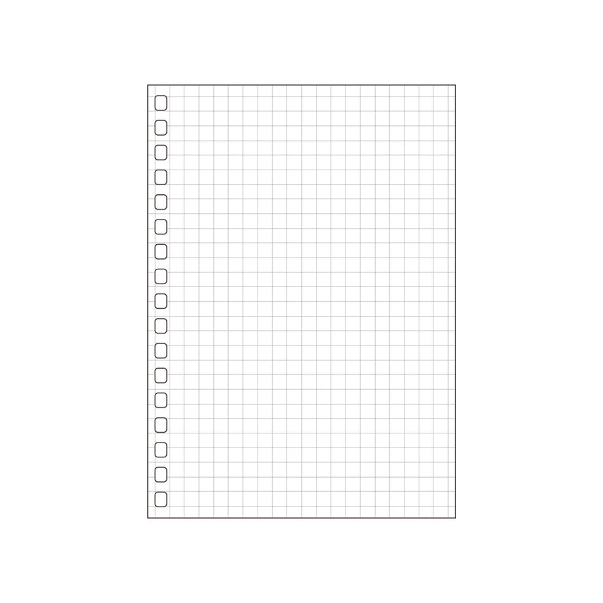 Open ring notebook/Twist notebook <Suitable leaf/grid> A6
