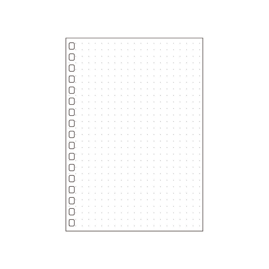 Open ring notebook/Twist notebook <Suitable for leaf/dot grid> A6