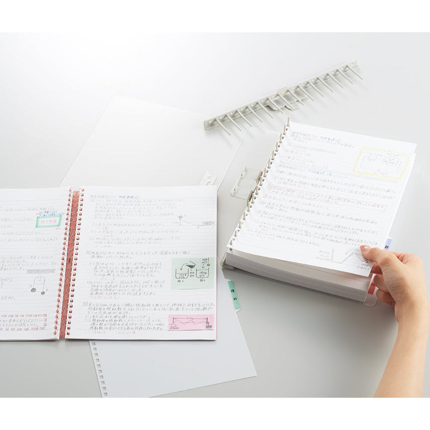 Ring notebook storage file A5