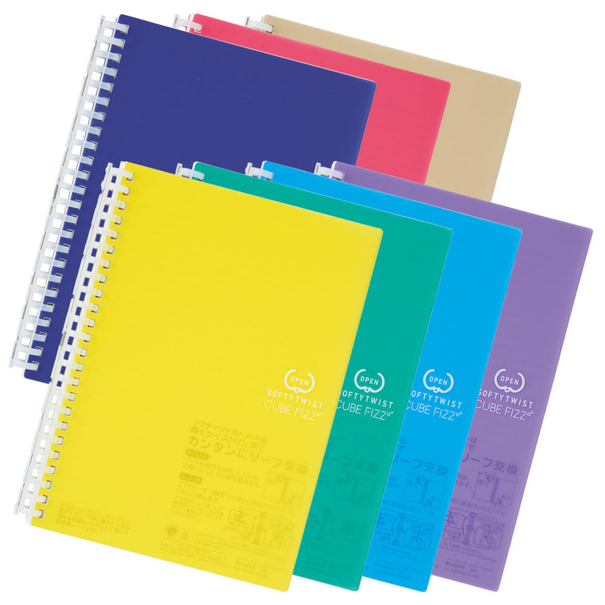 [Outlet] CUBE FIZZ Softy Twist Notebook A5 70 sheets