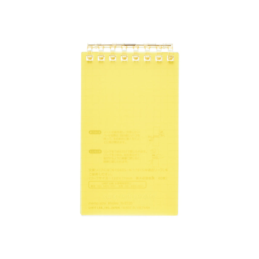 Open ring notebook, memo size, 40 leaves