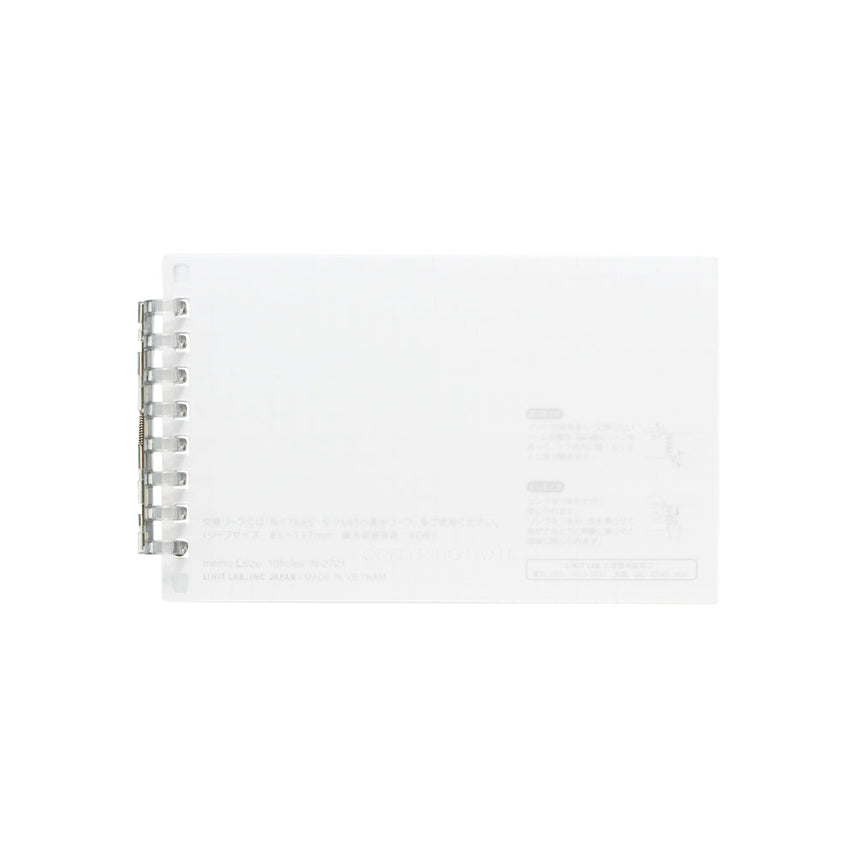 Open ring notebook, memo size L, 40 sheets