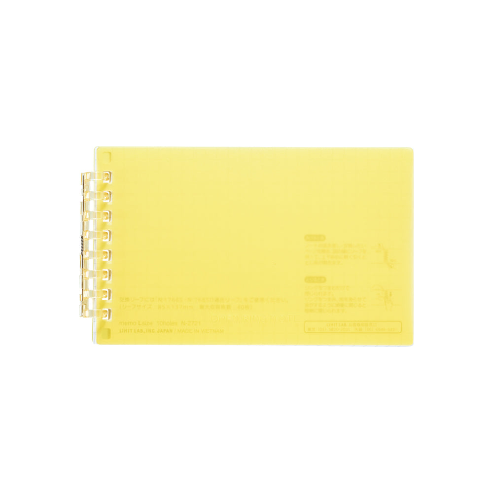 Open ring notebook, memo size L, 40 sheets