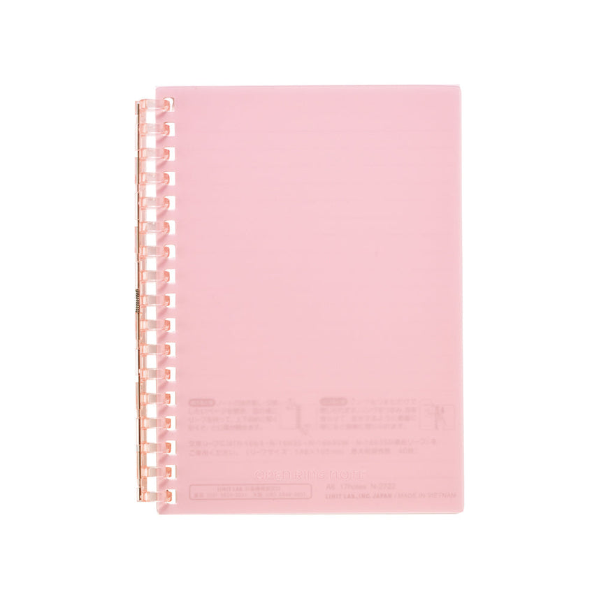 Open ring notebook A6 30 sheets