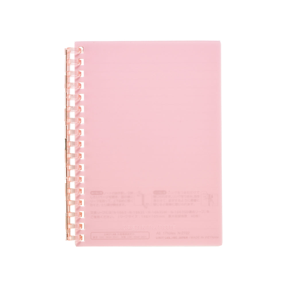 Open ring notebook A6 30 sheets
