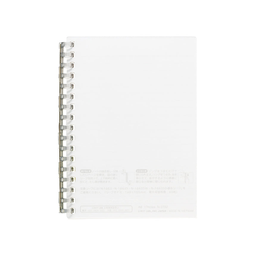 Open ring notebook A6 30 sheets