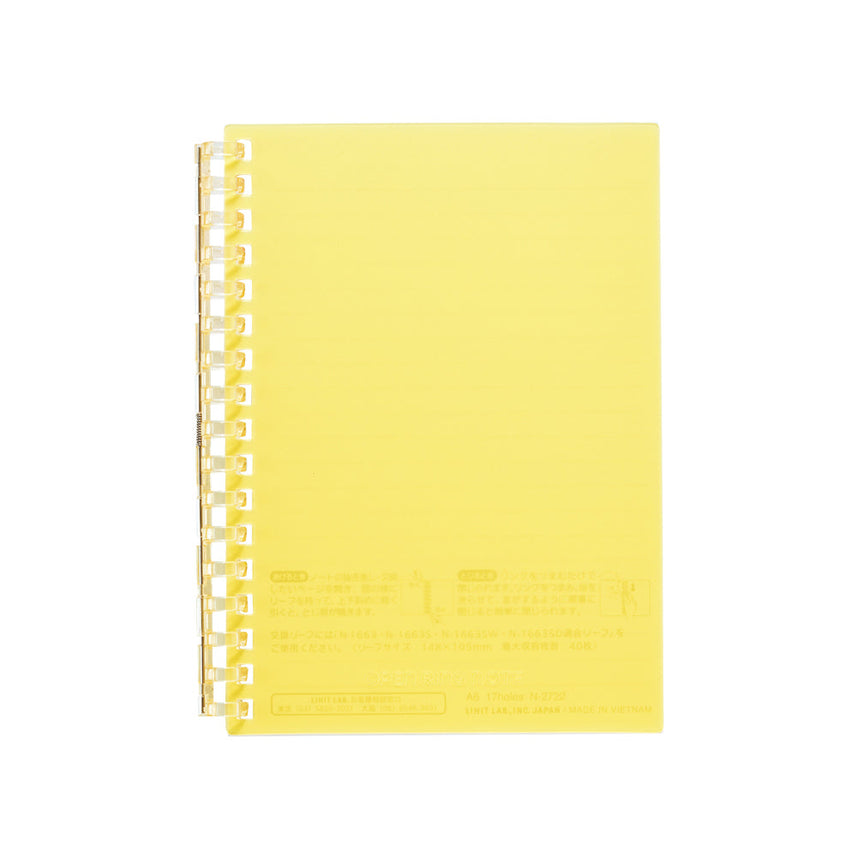 Open ring notebook A6 30 sheets