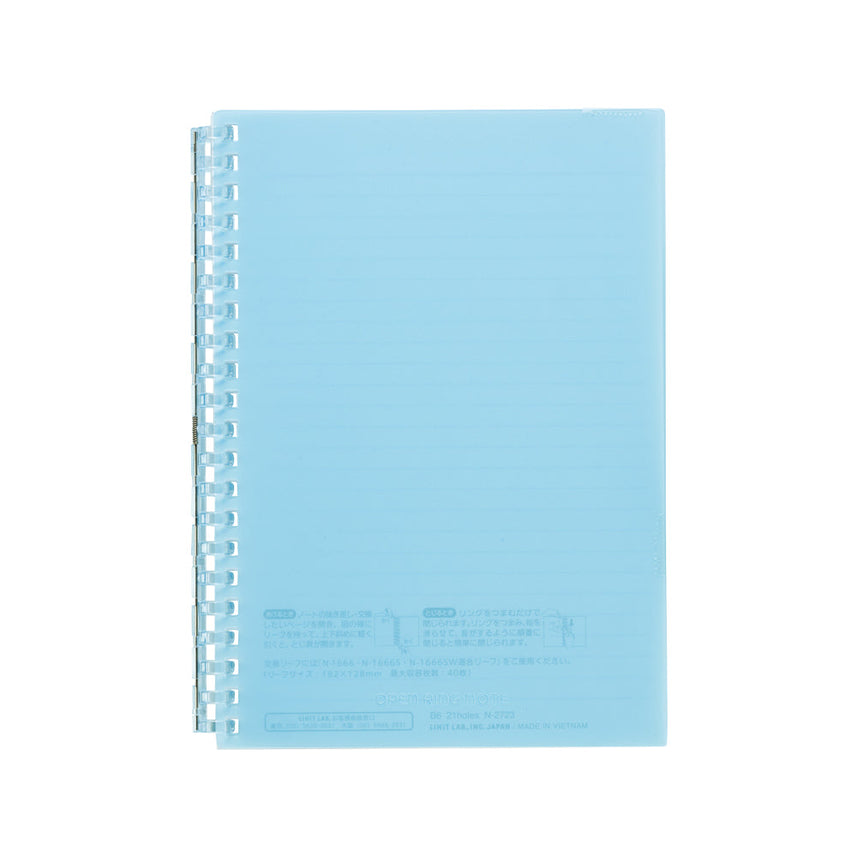 Open ring notebook B6 30 sheets