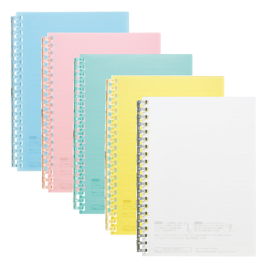 Open ring notebook B6 30 sheets