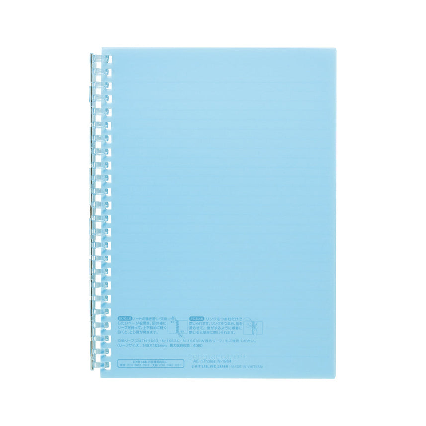Open ring notebook A5 30 sheets