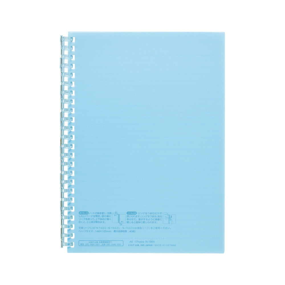 Open ring notebook A5 30 sheets