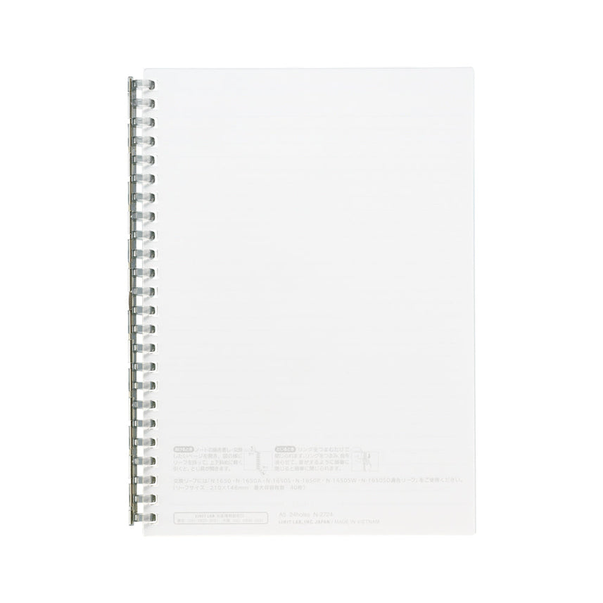 Open ring notebook A5 30 sheets