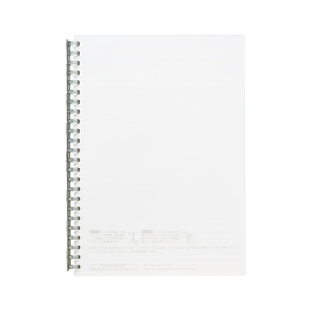 Open ring notebook A5 30 sheets