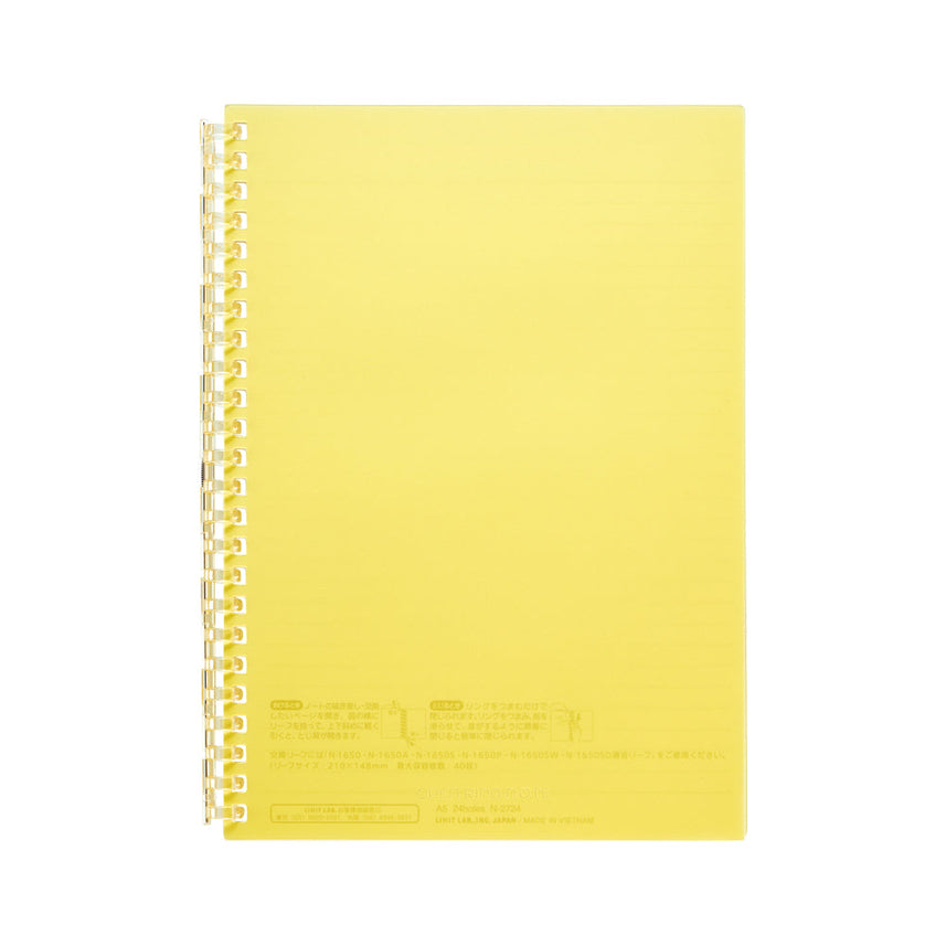 Open ring notebook A5 30 sheets