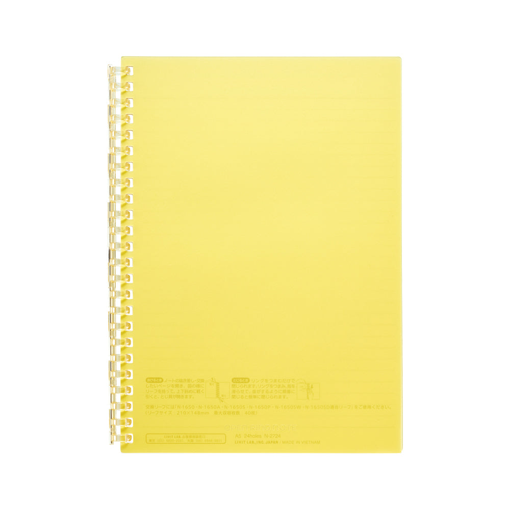 Open ring notebook A5 30 sheets
