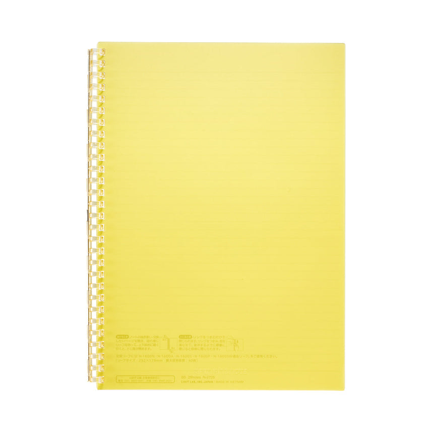 Open ring notebook, semi-B5 size, 30 sheets
