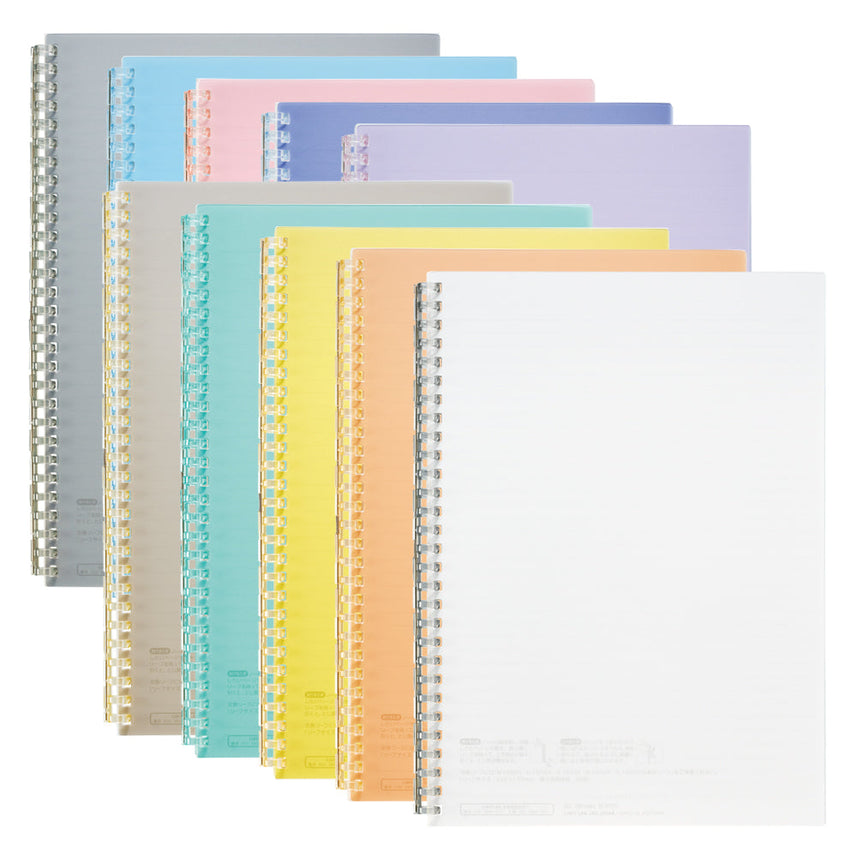Open ring notebook, semi-B5 size, 30 sheets
