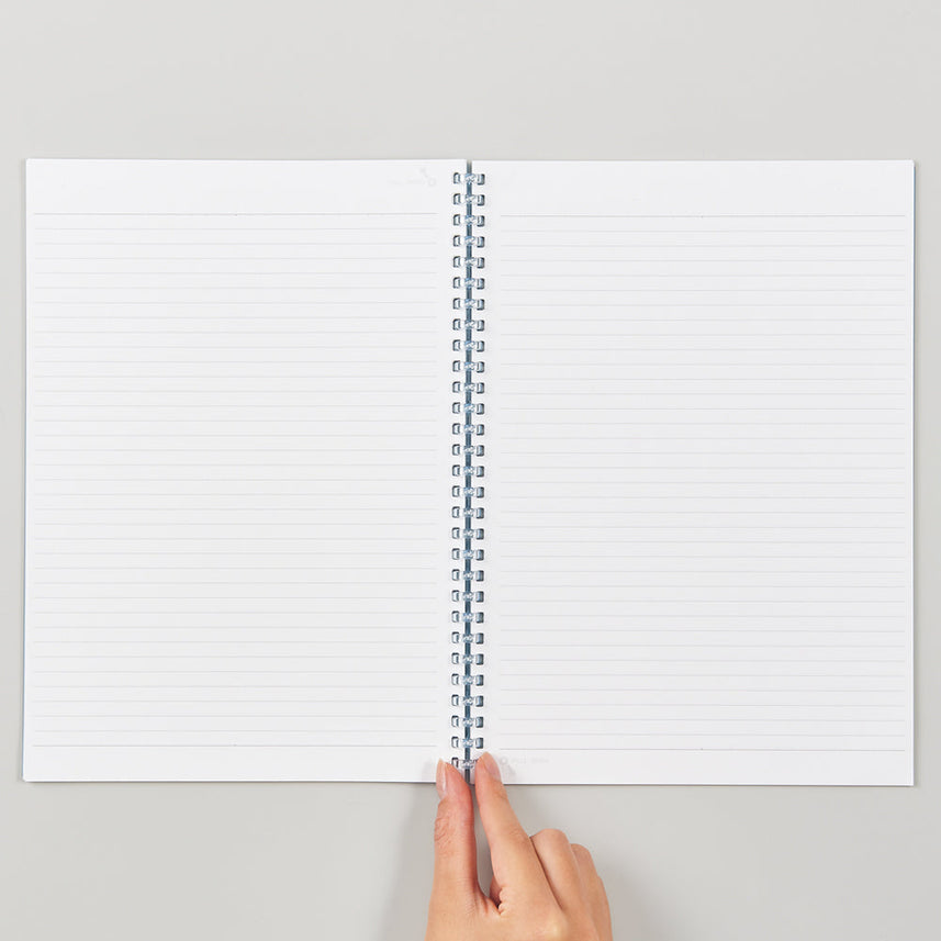 Open ring notebook, semi-B5 size, 30 sheets