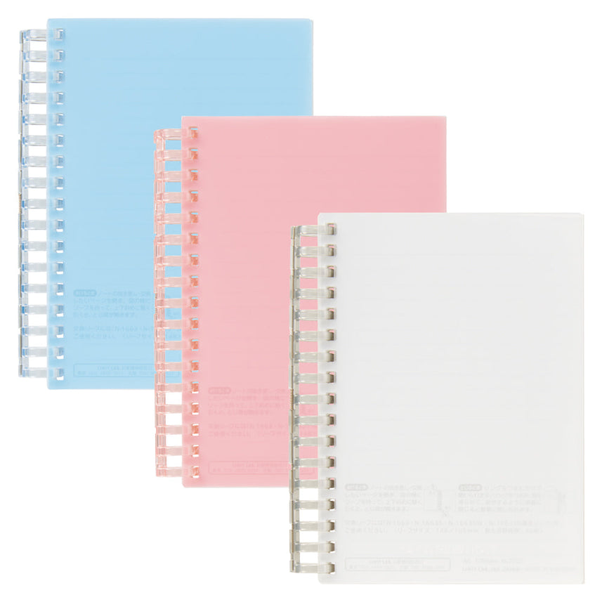Open ring notebook A6 thick binding 70 sheets