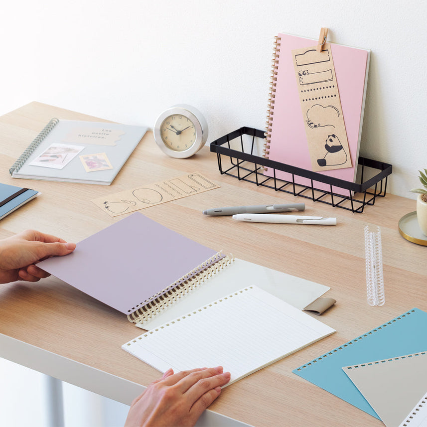 Customized Open Ring Notebook Cover A5