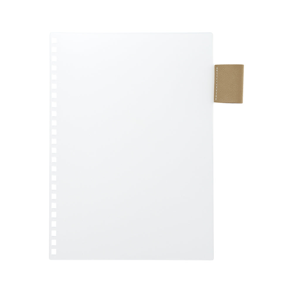 Customized open ring notebook with pen holder, A5 size