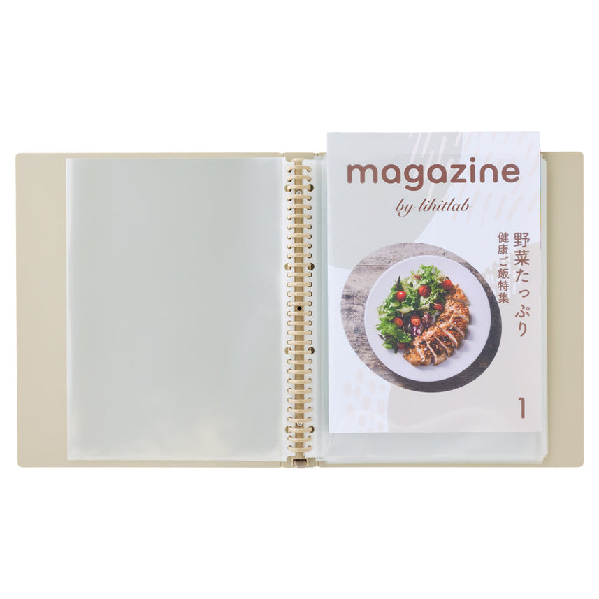 Roomy Clear Book (replaceable pockets)