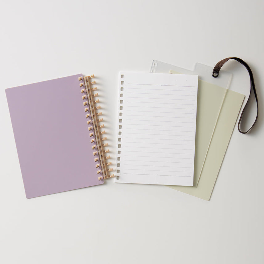 Customized Open Ring Notebook Cover A6