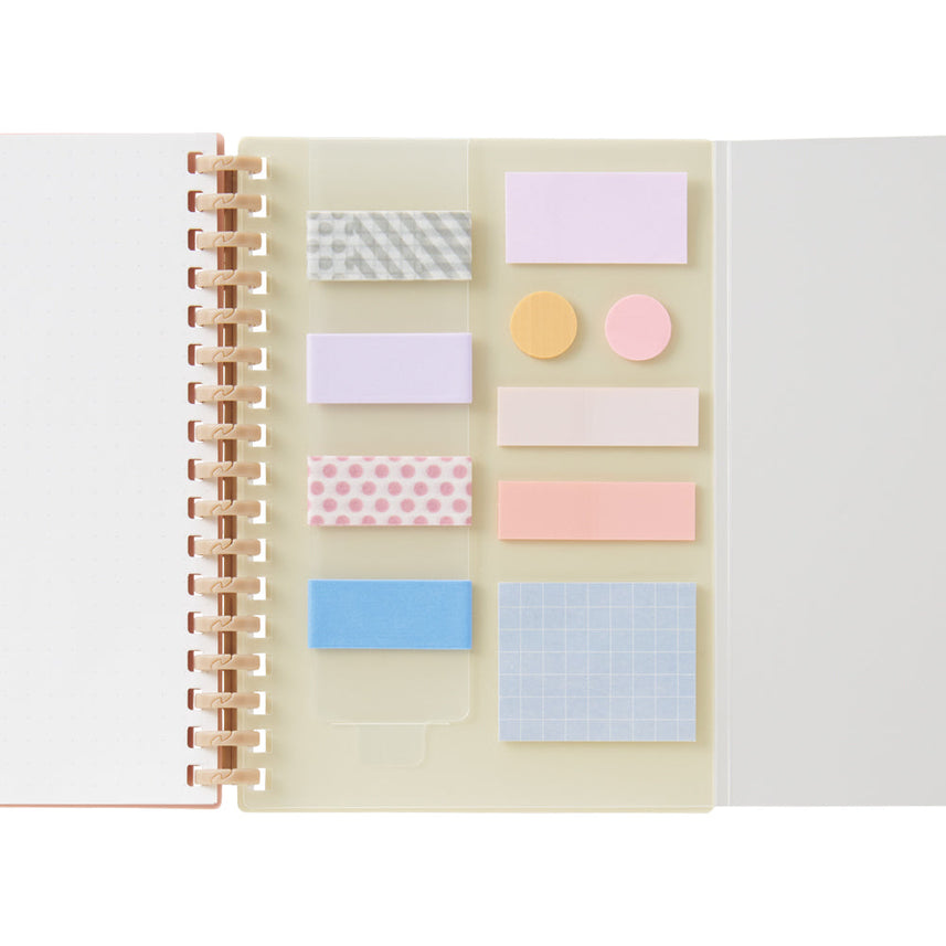 Customized Open Ring Notebook Masking Tape/Sticky Note Sheet A6