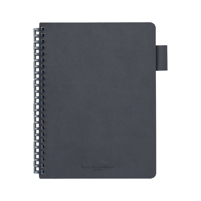 Open ring notebook (synthetic leather cover) A5 size, 50 sheets