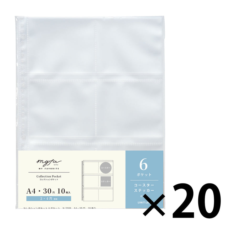 myfa collection pocket 6 pockets A4