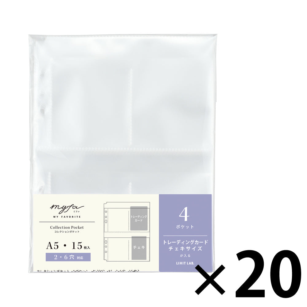 myfa collection pocket 4 pockets A5