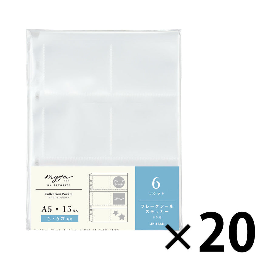 myfa collection pocket 6 pockets A5