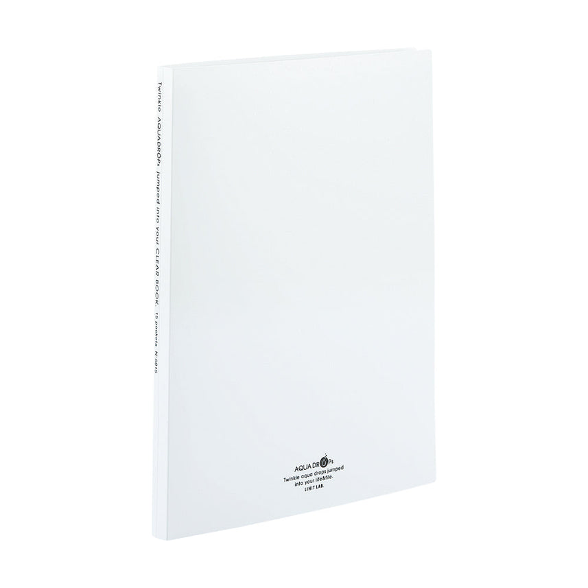 AQUA DROPs Clear Book <Replaceable Pocket Type>
