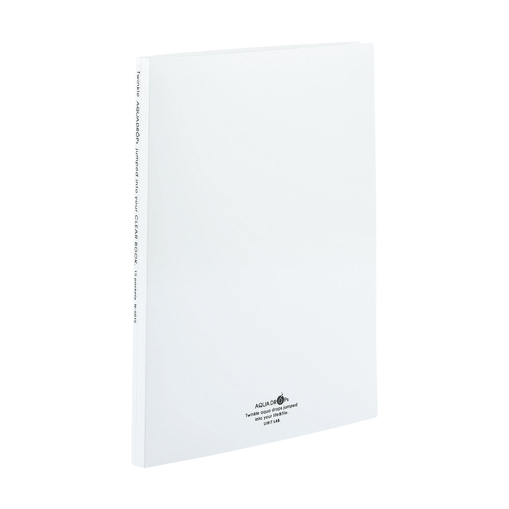 AQUA DROPs Clear Book <Replaceable Pocket Type>