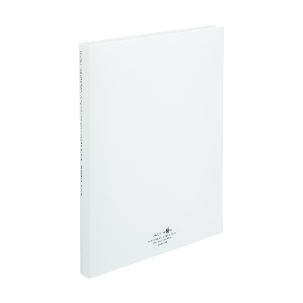 AQUA DROPs Clear Book <Replaceable Pocket Type>