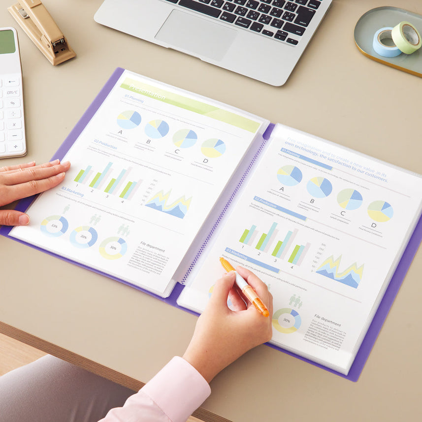 CUBE FIZZ Write-on Clear Book