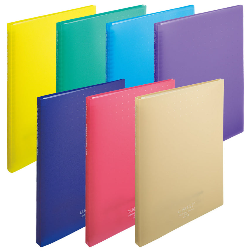 CUBE FIZZ Clear Book <Replaceable Pocket Type>