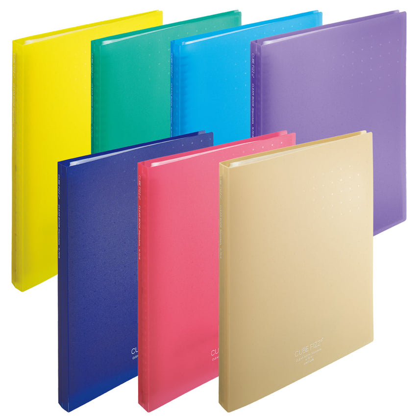 CUBE FIZZ Clear Book <Replaceable Pocket Type>