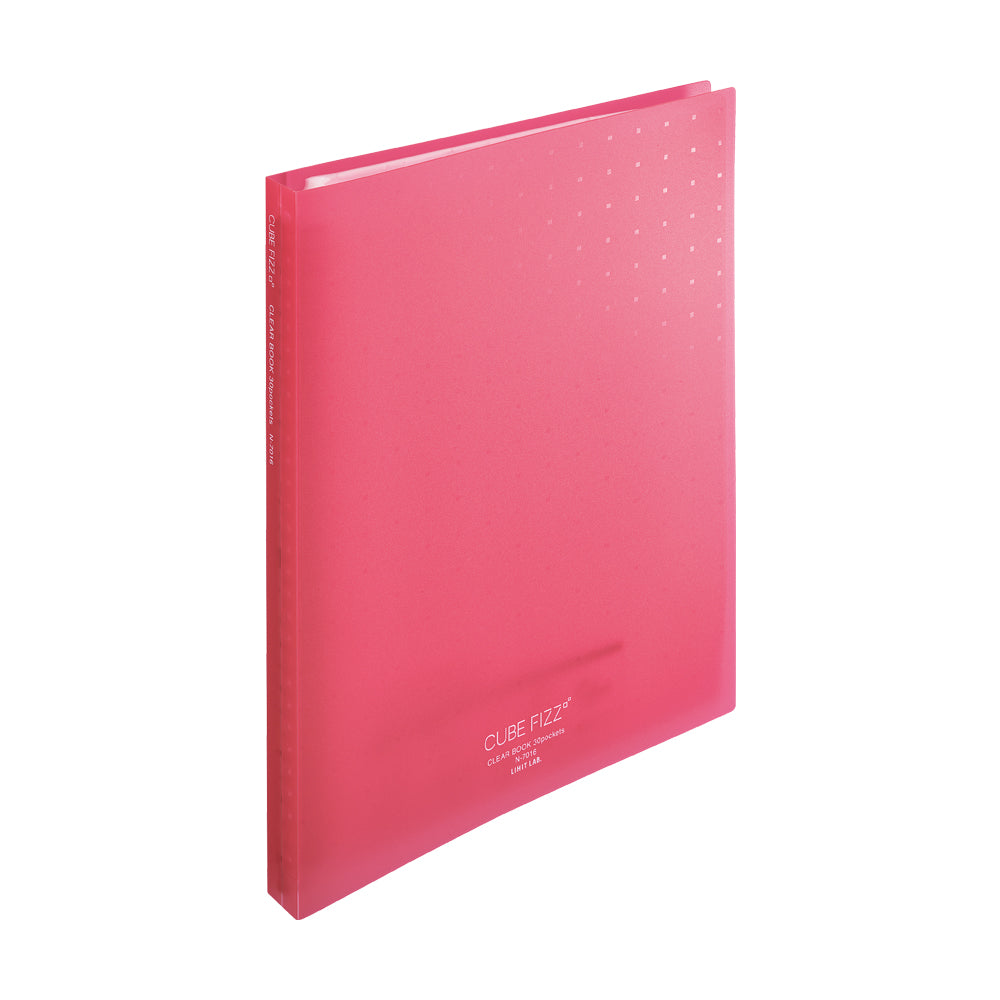 CUBE FIZZ Clear Book <Replaceable Pocket Type>