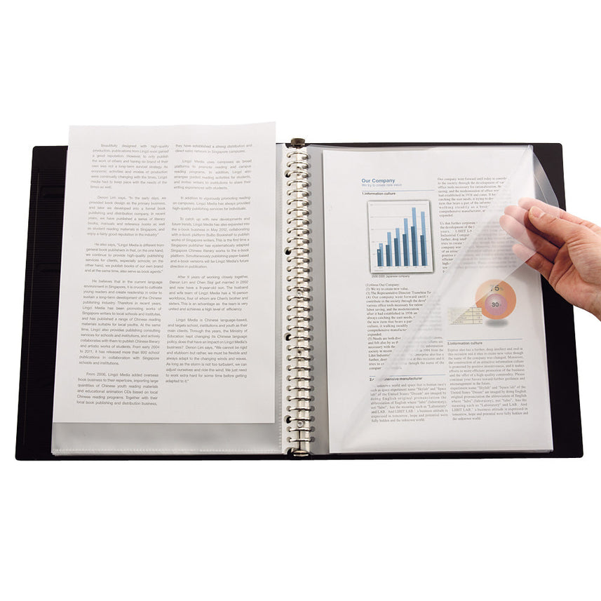 SMART FIT 2 types of pocket clear book, interchangeable