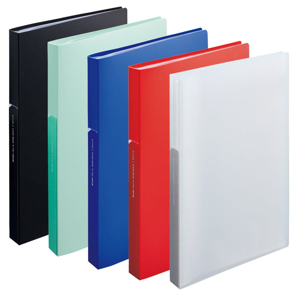 ALCLEA Antibacterial Clear Book 40 Pockets