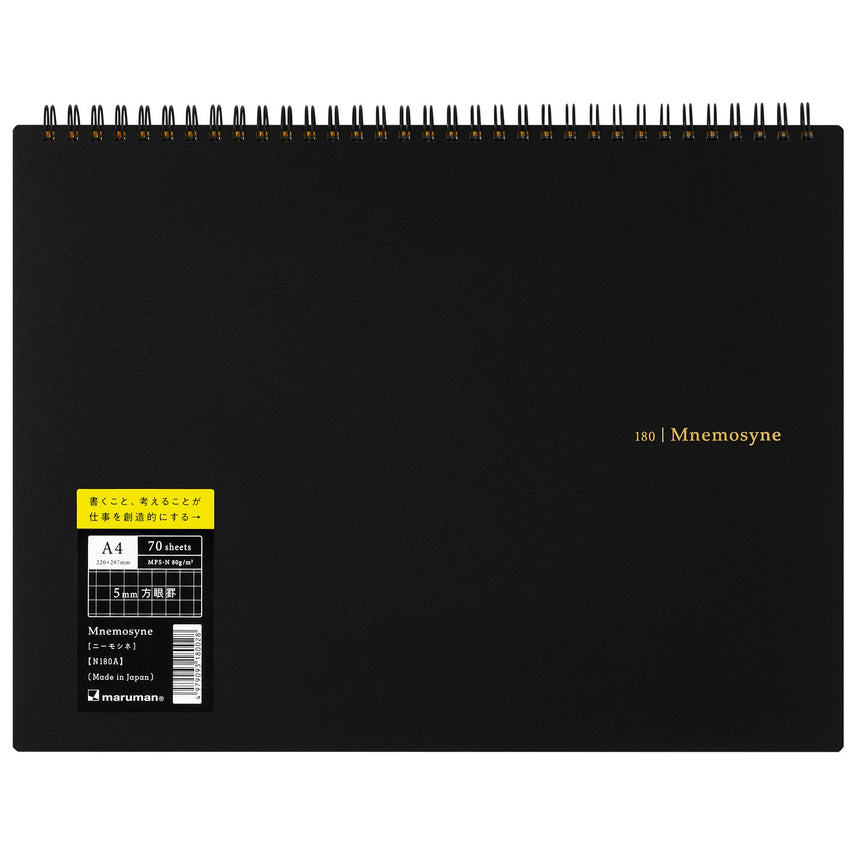 Maruman | Mnemosyne | Notepad | Square Grid | Spiralbound