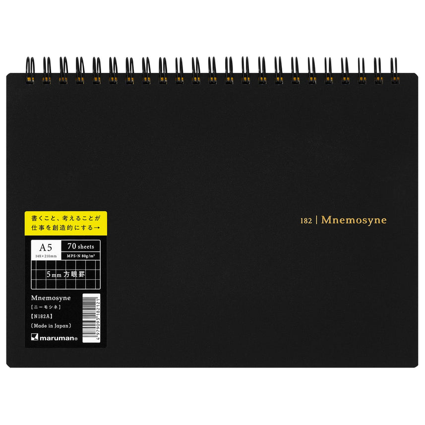 Maruman | Mnemosyne | Notepad | Square Grid | Spiralbound