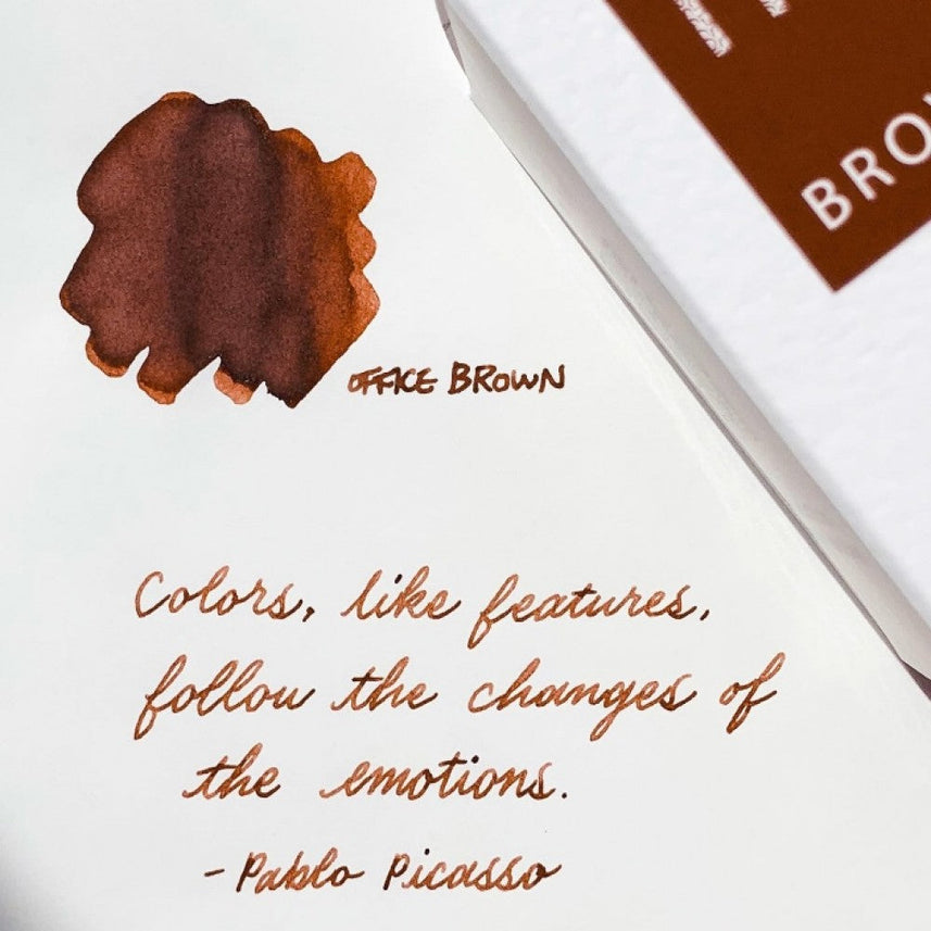 Colorverse | Office Series | Fountain Pen Ink | Brown | 30ml - penpencilink