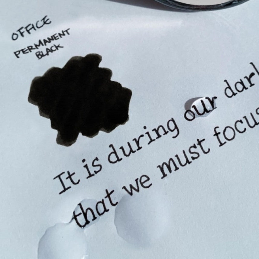 Colorverse | Office Series | Permanent Black | Fountain Pen Waterproof Ink | 30ml - penpencilink