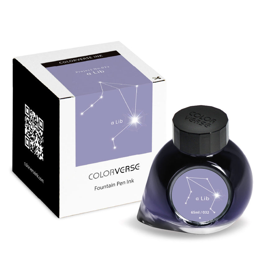 Colorverse Fountain Pen Ink | Purple | Project Ink | α  Lib- 65ml.