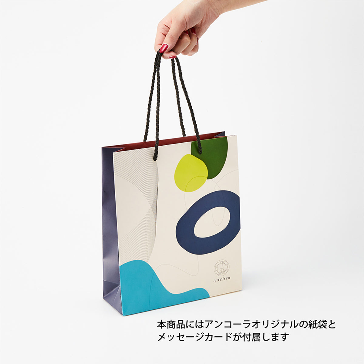 Ancora Birthstone x Birth Flower Fountain Pen January Garnet/Cymbidium