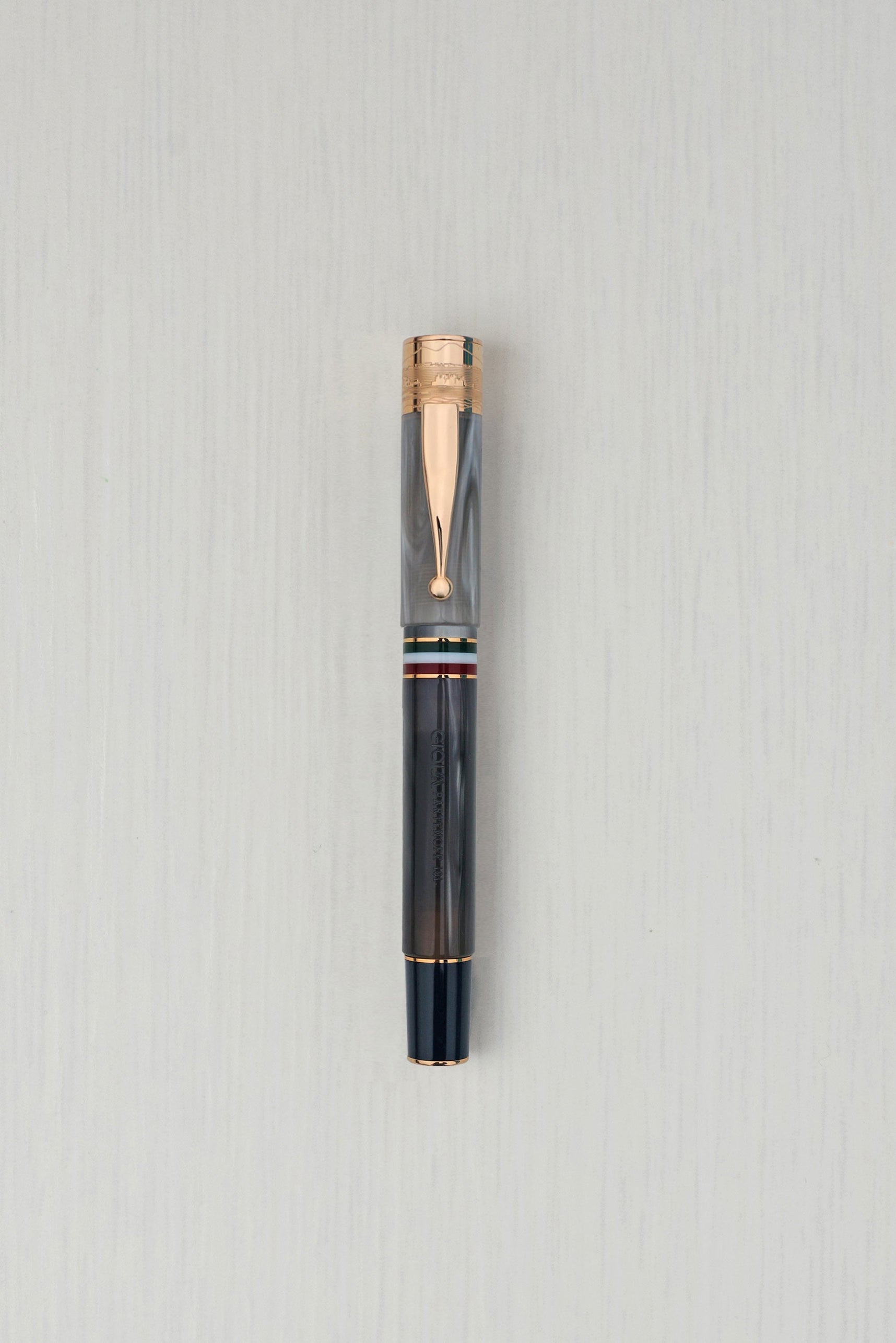 GIOIA Partenope Madreperla Pearl Fountain Pen and Rollerball – Rose Gold Trim